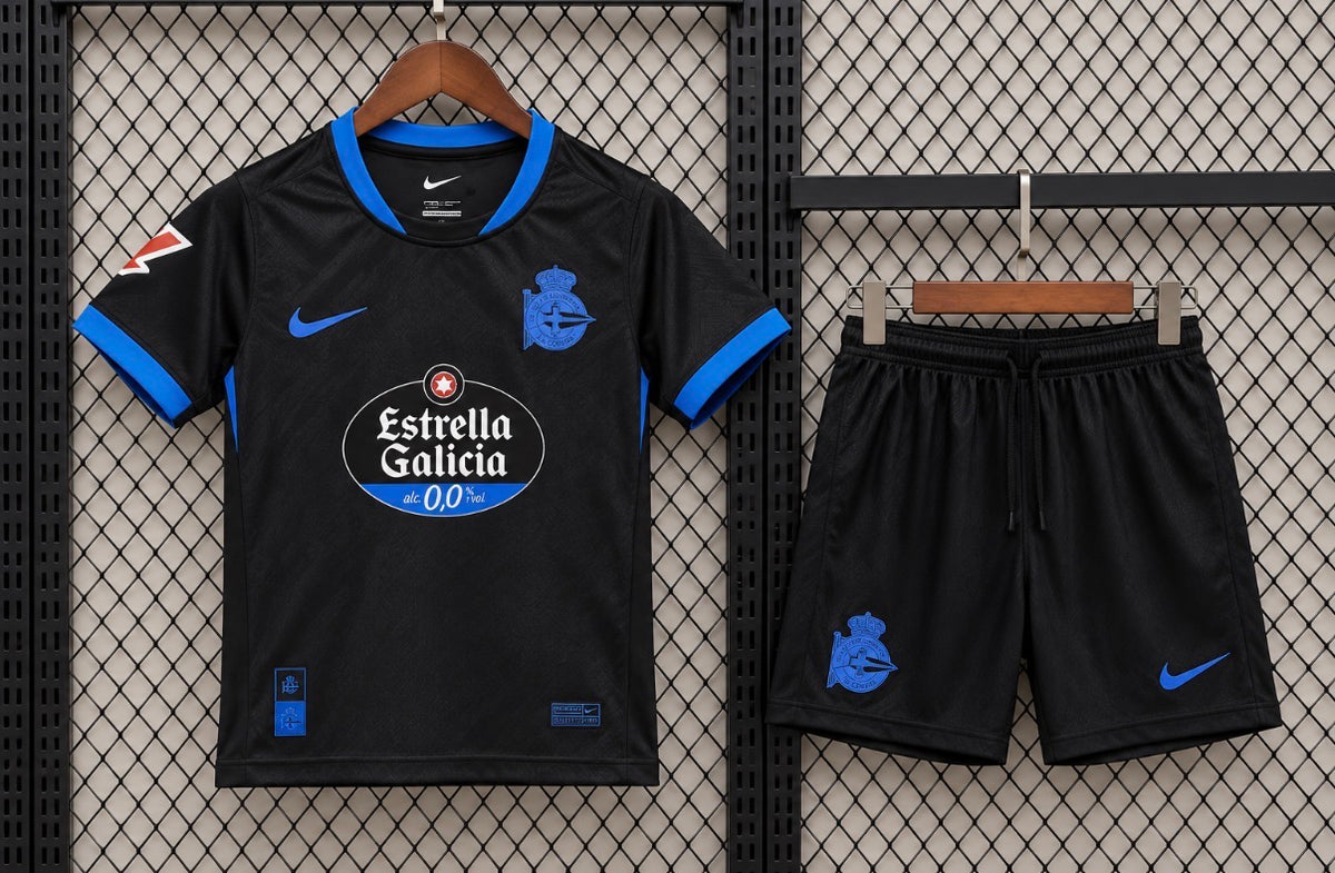 Kits Enfants Deportivo La Corogne 2026/27 Extérieur