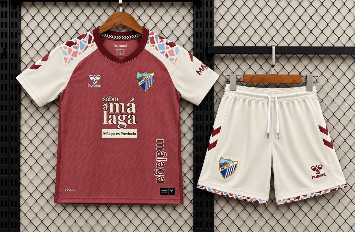 Kits Enfants Malaga CF 2026/27 Extérieur