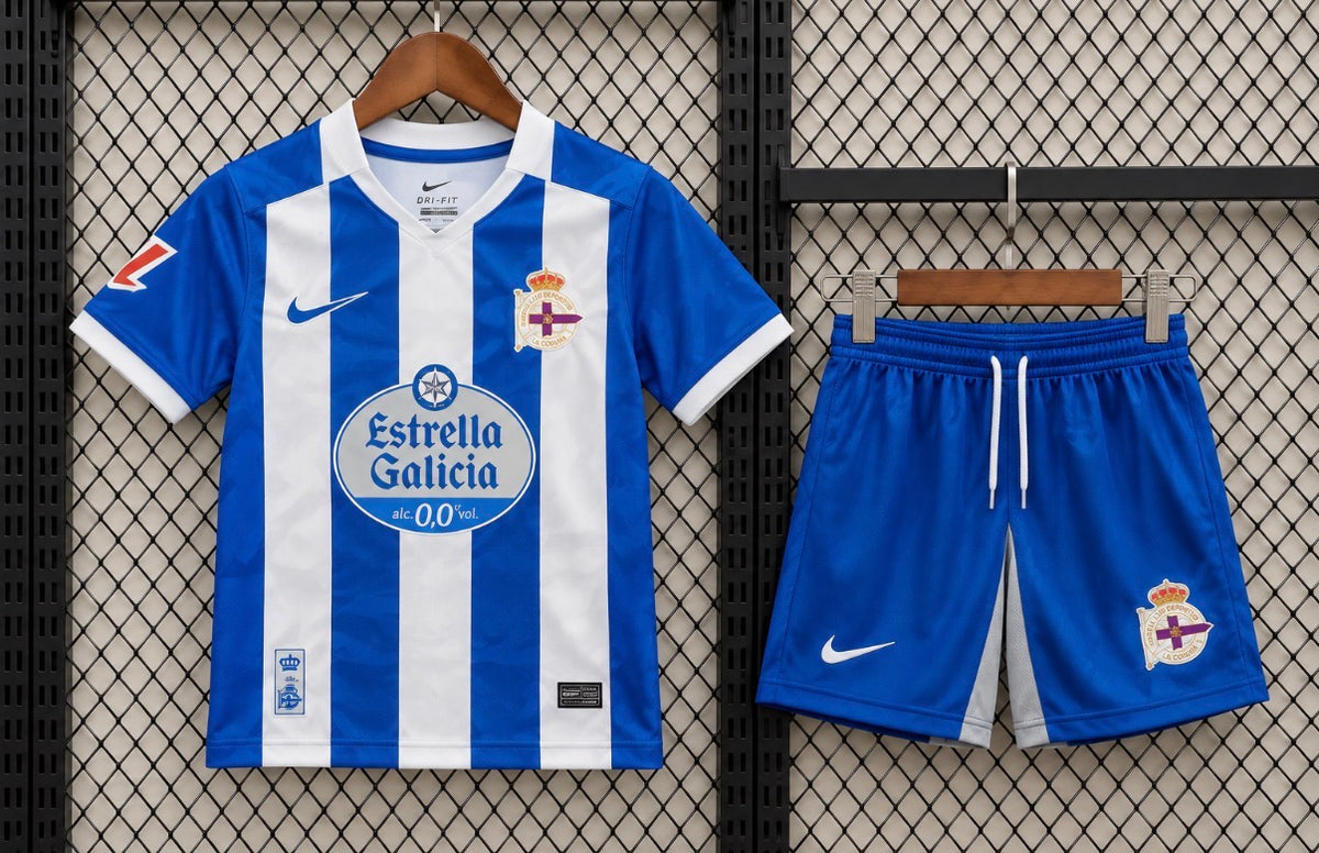 Kits Enfants Deportivo La Corogne 2026/27 Domicile