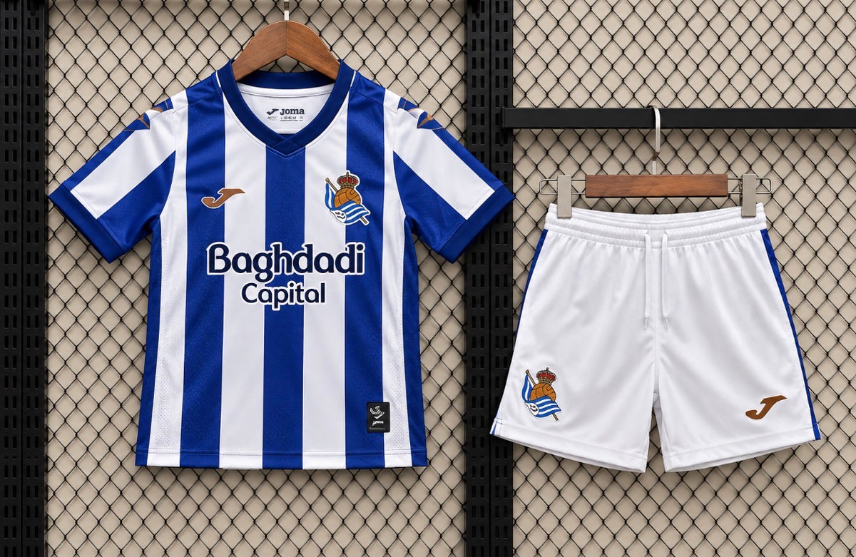 Kits Enfants Real Sociedad 2026/27 Domicile
