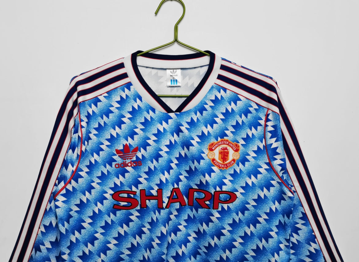 Manchester United 1991/92 Extérieur à manches longues