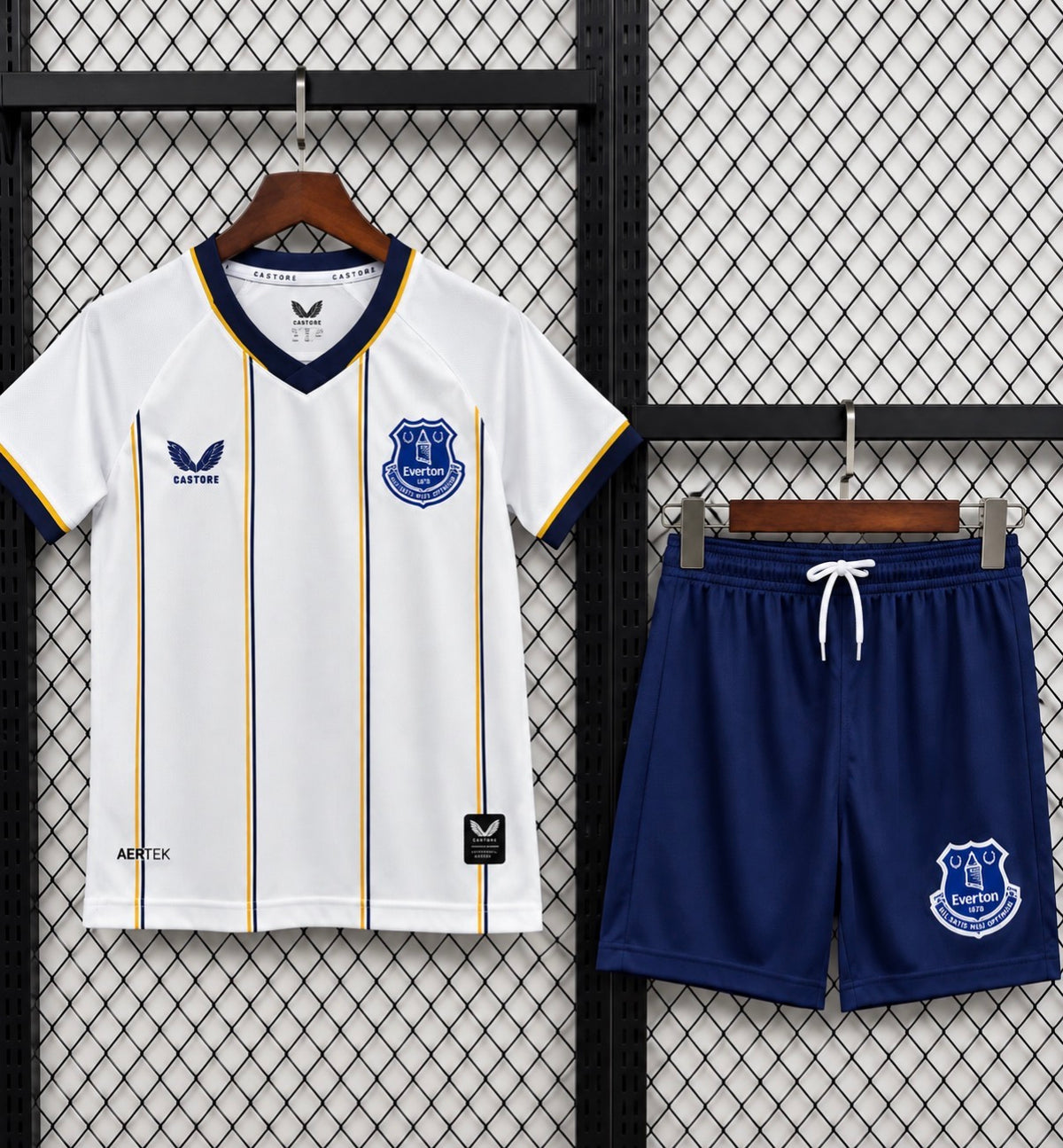 Kits Enfants Everton 2026/27 Extérieur