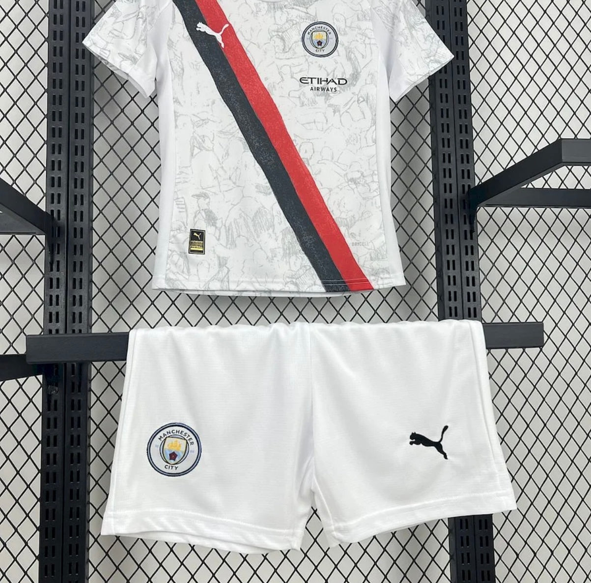 Kits Enfants Manchester City 2025/26 Extérieur