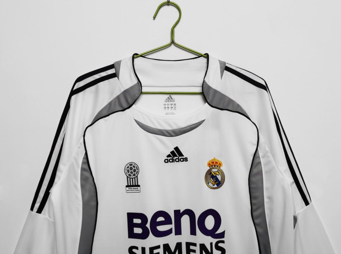 Real Madrid 2006/07 Domicile à manches longues