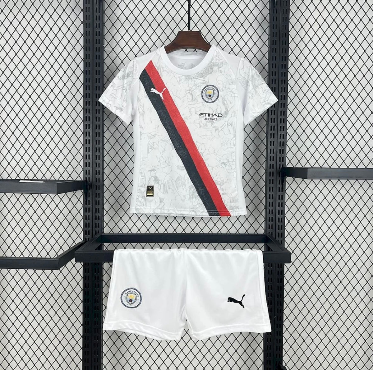 Kits Enfants Manchester City 2025/26 Extérieur