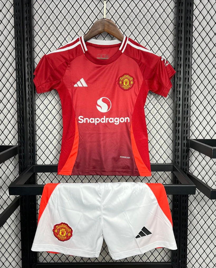 Kits Enfants Manchester United 2024/25 Domicile