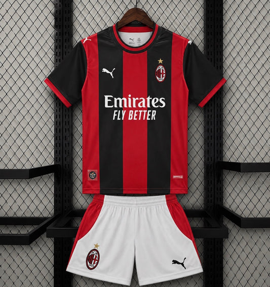 Kits Enfants AC Milan 2026/27 Domicile