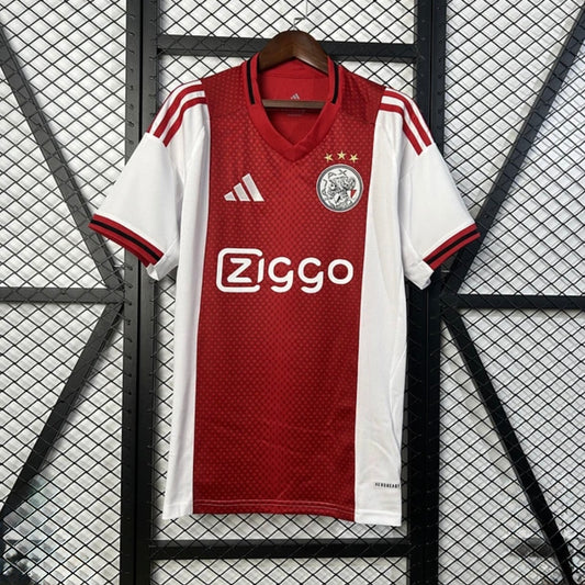 Maillot domicile ajax amsterdam 24/25 white Adidas Performance | La Redoute Maillot domicile ajax amsterdam 24/25 white Adidas Performance | La Redoute