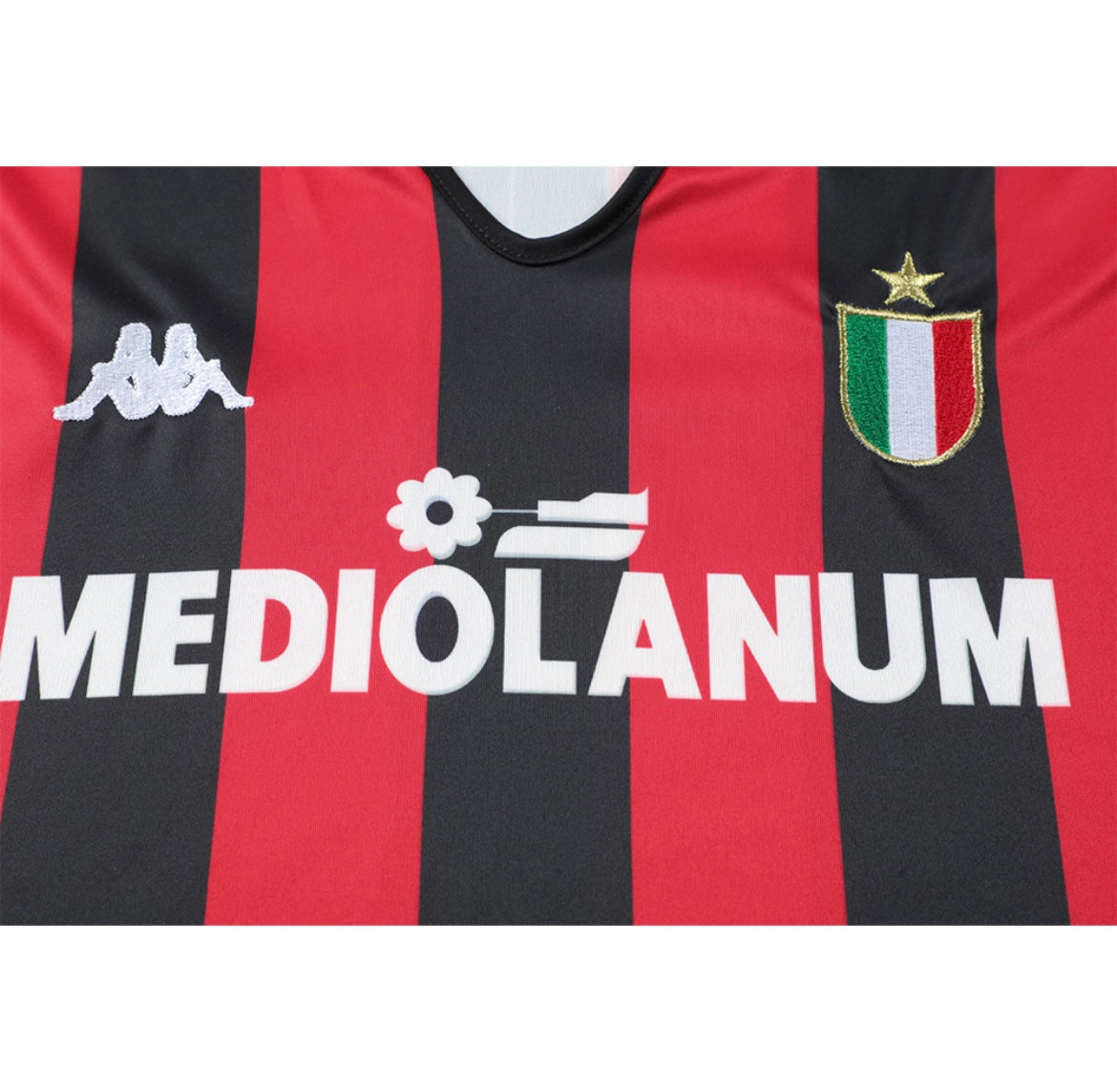 AC Milan 1988/89 Domicile à manches longues