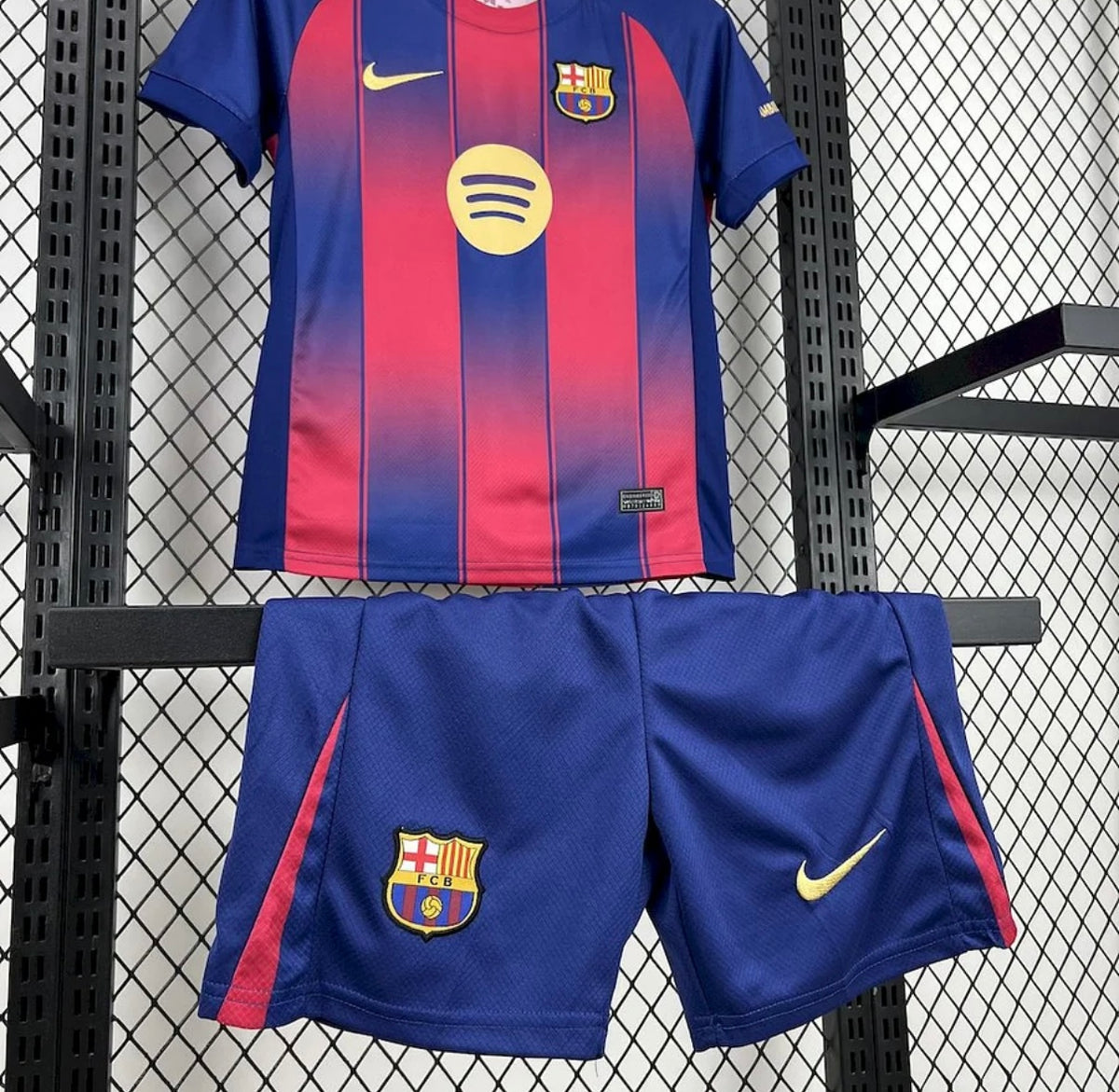 Kits Enfants FC Barcelone 2025/26 Domicile