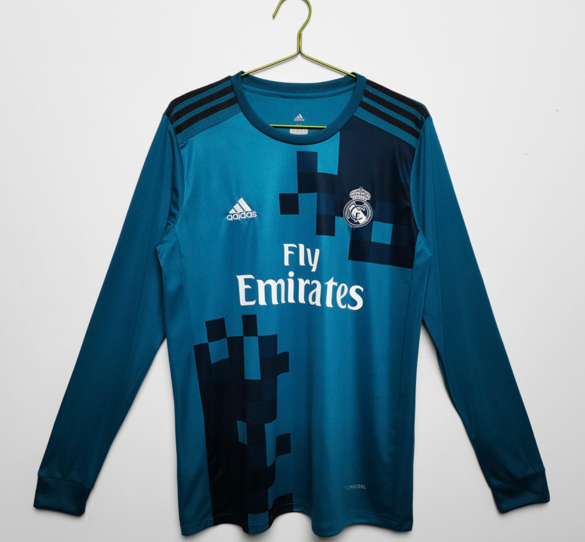Real Madrid 2017/18 Extérieur à manches longues