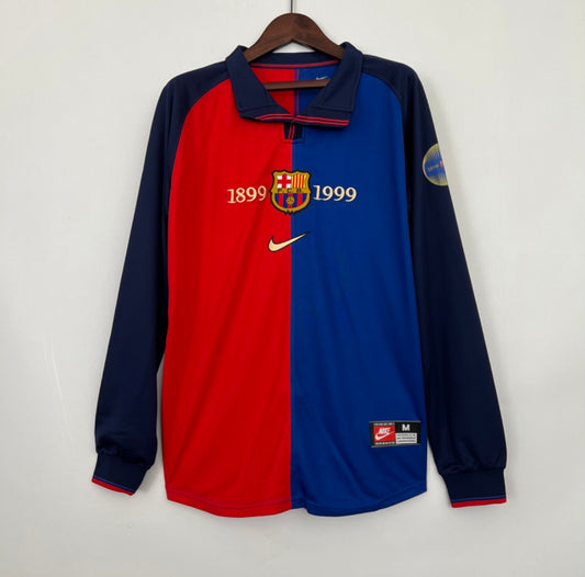 FC Barcelone 1999/00 Domicile à manches longues