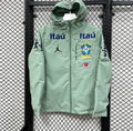 Veste Coupe-vent Brésil Verte