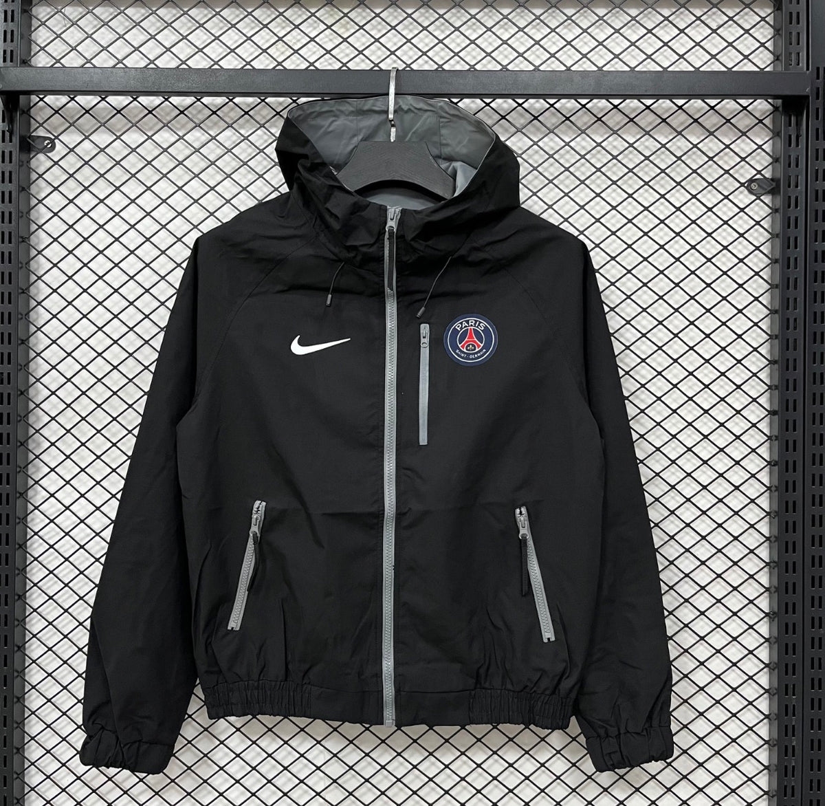 Veste Coupe-vent Paris SG Noire