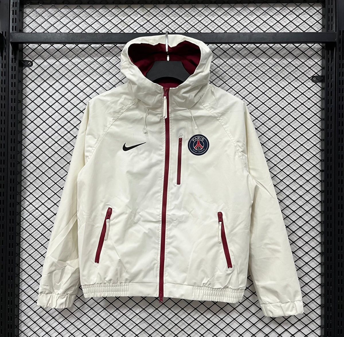 Veste Coupe-vent Paris SG Blanche